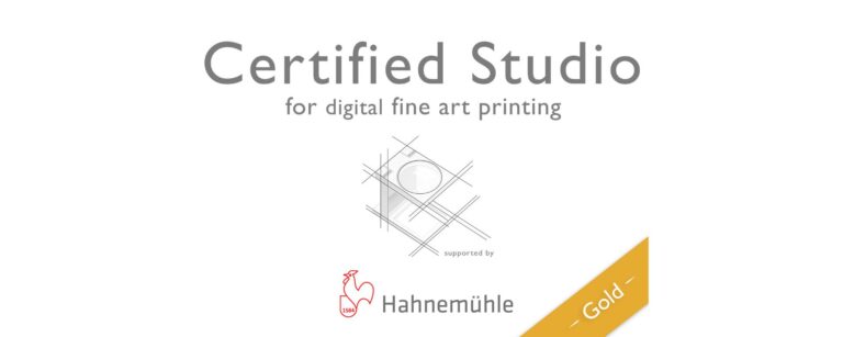 HappyMoose certified as Hahnemühle Gold Print Studio 